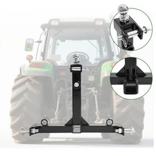 Heavy-Duty 3 Point Hitch Adapter for Tractors 2" Receiver Trailer Drawbar Cat 1