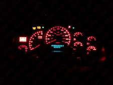 RED Upgrade Kit - Silverado Suburban Sierra Escalade Tahoe Yukon GM Cluster