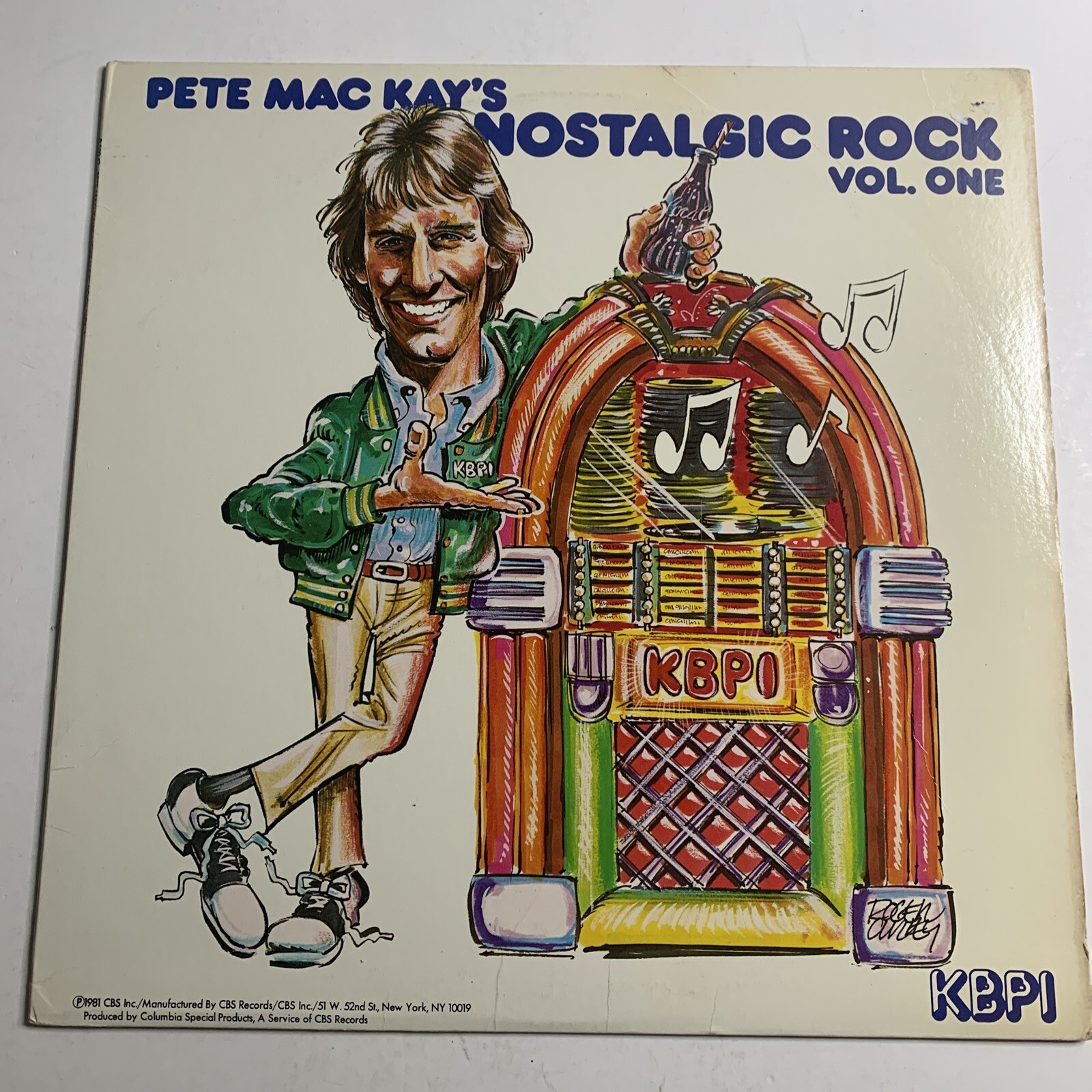 Pete Mac Kay's Nostalgic Rock Vol One Volume 1 Vinyl Record LP 1981 CBS