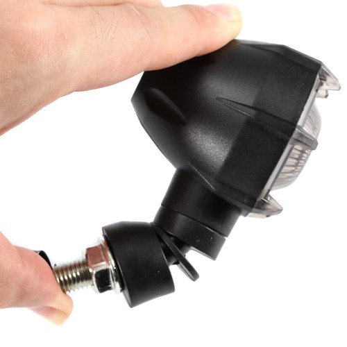 Motorcycle 18 LED Two-Color Round Flowing Flashing Turn Signals Lights Universal - Picture 8 of 12