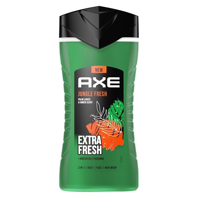 19,30 /L-6x Axe 3-in-1 Duschgel & Shampoo-Jungle Fresh-Körper/Gesicht/Haar-250ml