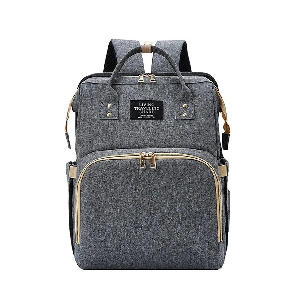 Mochila impermeable de viaje multifunción bolsa de pañales para bebé Living Traveling Share Foto 2 de 4