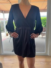 Zara dressy black romper size M great condition , silky material