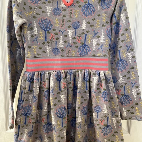Matilda Jane Make Believe Around Town Sweatshirt Dress Long Sleeve Girls Size 10 - Picture 13 of 17