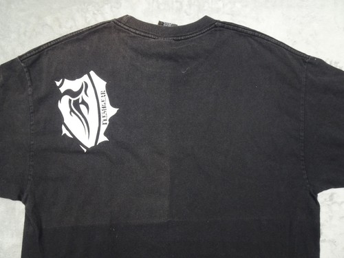 Vintage Fleshgear Motocross 2 Sided T Shirt Motorcycle Racing XL Black USA Made - Picture 10 of 14