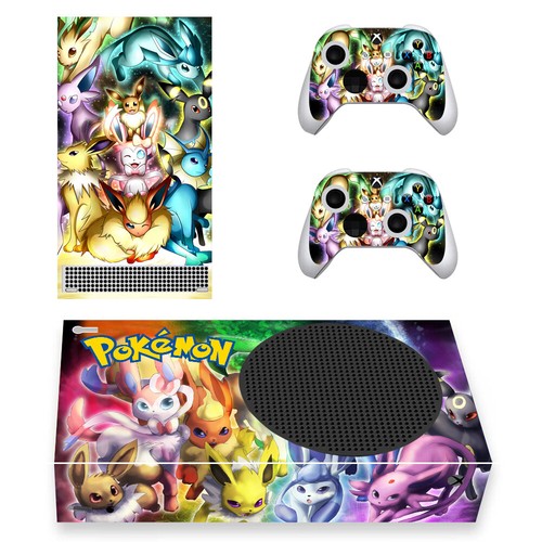 Xbox Series S Slim X Console Vinyl Decals Skin Sticker Pokemon Eeveelution Eevee - Picture 4 of 5