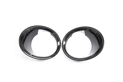 For BMW X1 F48 Carbon Fiber ABS Front Fog Light Lamp Trim Cover 2pcs 2016-2019 - Bild 9 von 9