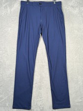 Greyson Pants Mens 31x32 Actual 33x32 Blue Golf Performance Moonshine Trouser