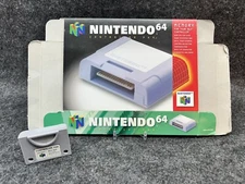 Nintendo 64 Controller Pak NUS-004 OEM Official N64 Memory Card Box