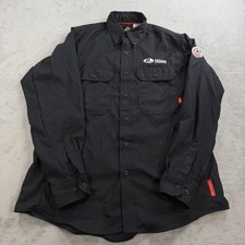 Bulwark FR iQ Series Shirt Mens M Button Up CAT2 2112 Blue Work Wear Nomex