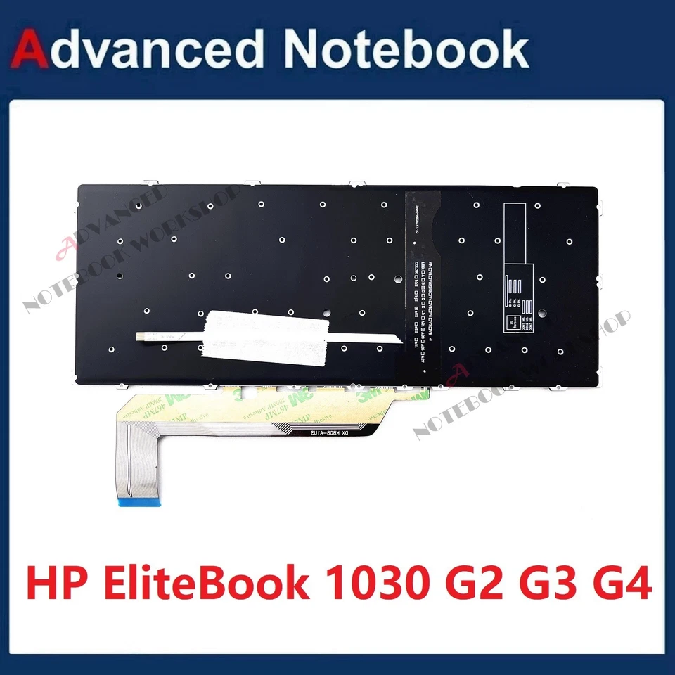 US Backlit Back Light Keyboard For HP EliteBook X360 1030 G2 G3 G4 G918018-001 - image 2 of 2