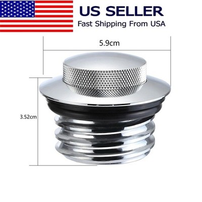 Flush Mount Pop Up Vented Fuel Tank Gas Cap For Harley Night Train/ Street Glide