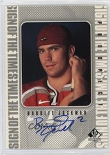 1998-99 SP Authentic Sign of the Times Barret Jackman Barrett #BJ Auto 4f5