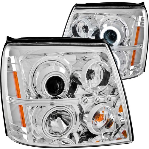 ANZO for 2003-2006 Cadillac Escalade Projector Headlights w/ Halo Chrome (CCFL)