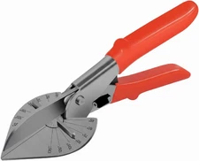 Multi Angle Miter Shears, Adjustable at 45 To 135° Safety Lock Cutting Tool