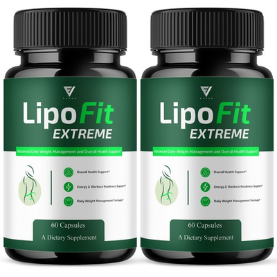 #ad 2 Pack Lipofit Extreme Premium Wellness Supplement Lipo Fit 120 Capsules $29.95