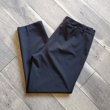 Hugo Boss Pants 12 Black Wool Tiluna Straight Leg Trouser Dress Pant Corporate