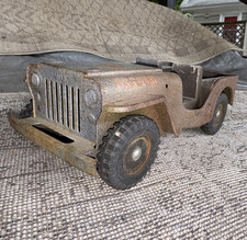 Vintage Tonka Tin Jeep-Style Toy Vehicle Truck for Ages 4-11 Years