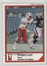 1984 Jogo CFL Bernie Glier Bernier Glier #66 z9k