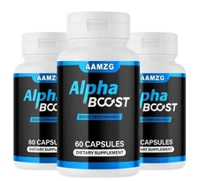 Alpha Boost Advanced Supplement for Men with Natural Enhancement - (180 pills)
