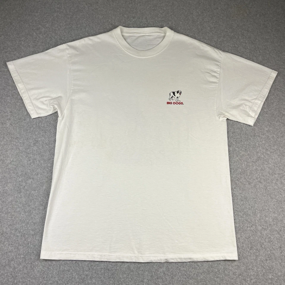 Винтажная футболка с большими собаками большой волосатый лаун Гарри Поттер пародия графический белый - Изображение 3 из 4