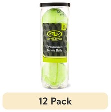  12 Pack  Pressurized Tennis Balls, 3-Pack, All Court Use
