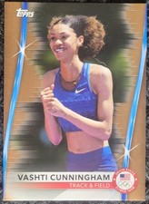 VASHTI CUNNINGHAM 2021 Topps U.S. Olympic Team BRONZE #10 TEAM USA TRACK & FIELD