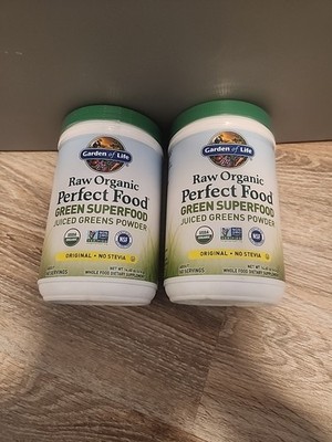 (2 Bottles) Garden of Life Raw Organic Protein Powder-16.9oz x2