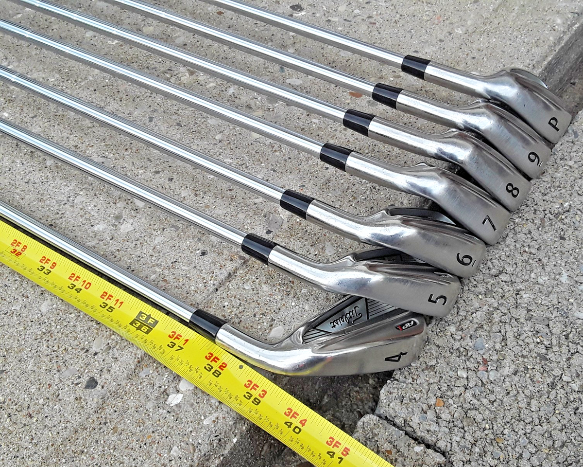 Titleist AP1 Golf Irons Set 4-9 PW R Flex Tri-Spec Steel Shaft RH