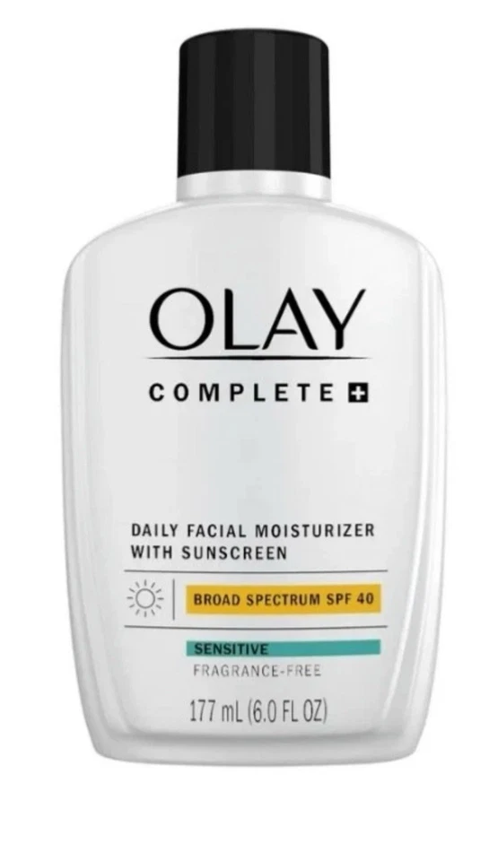 NUEVO Olay Complete+ Crema Hidratante con FPS 40 Sensible 6 fl oz, Paquete de 2 Foto 2 de 4