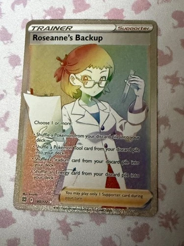 Roseanne's Backup (Secret) 180/172 Swsh09: Brilliant Stars Holo