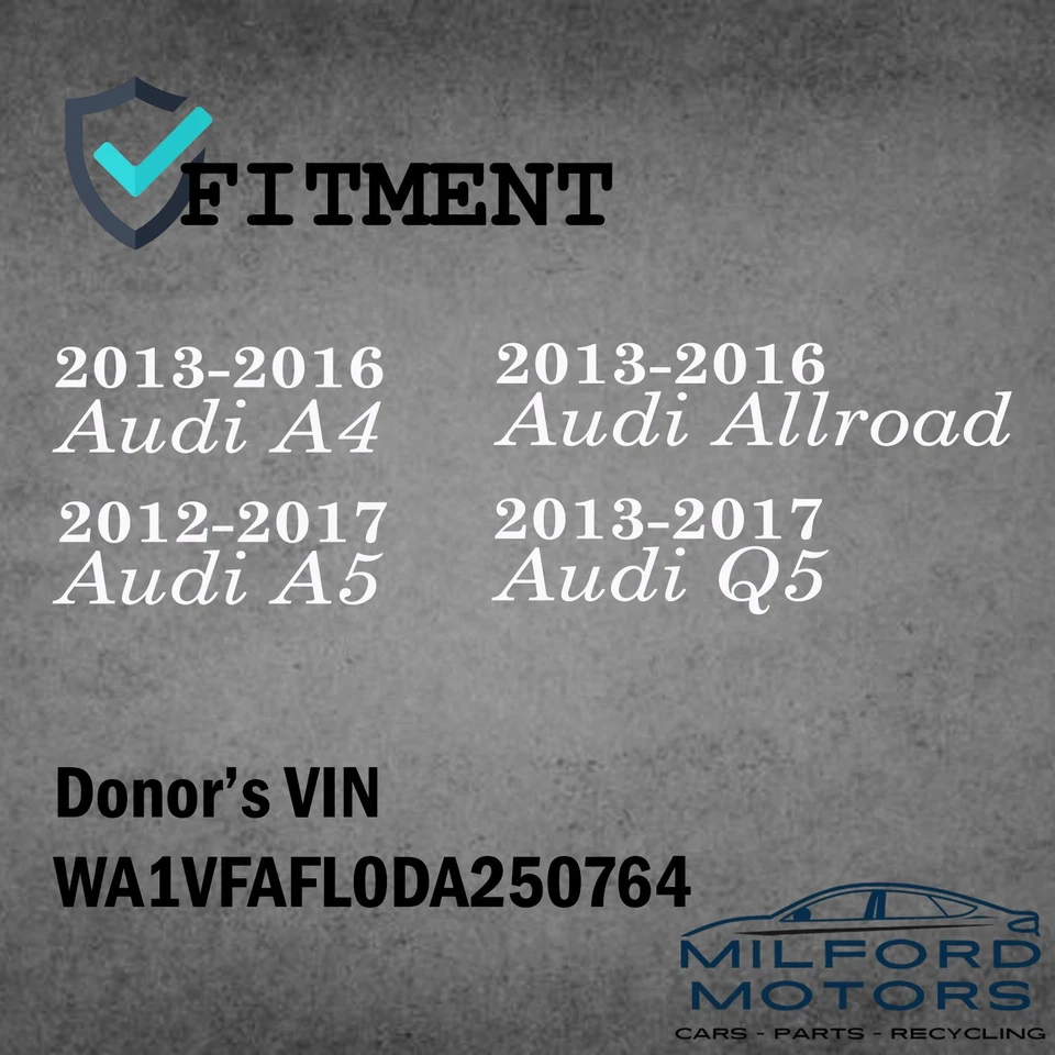 Chasis ECM freno de estacionamiento piso de maletero derecho compatible con Audi A4 A5 Q5 RS5 S4 S5 2013-2017 Foto 3 de 3