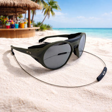 Oakley CLIFDEN OO9440 PRIZM Sunglass Matte Green Frames/Silver Lenses New