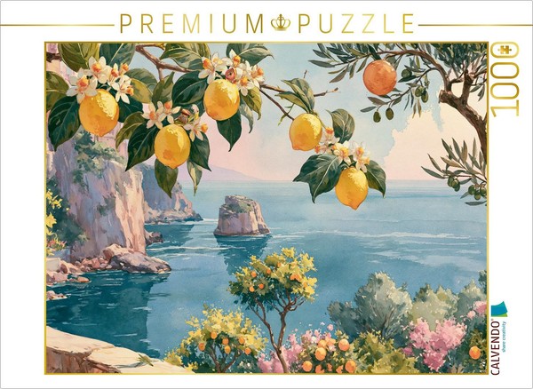Calvendo Puzzle Enjoy The Tranquility Of The Sea | 1000 Pieces, Finished Size 25-image