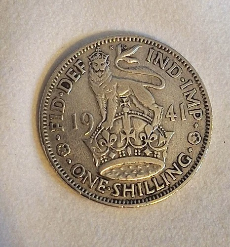 1941 George VI Shilling — photo from the most recent tracked eBay sale