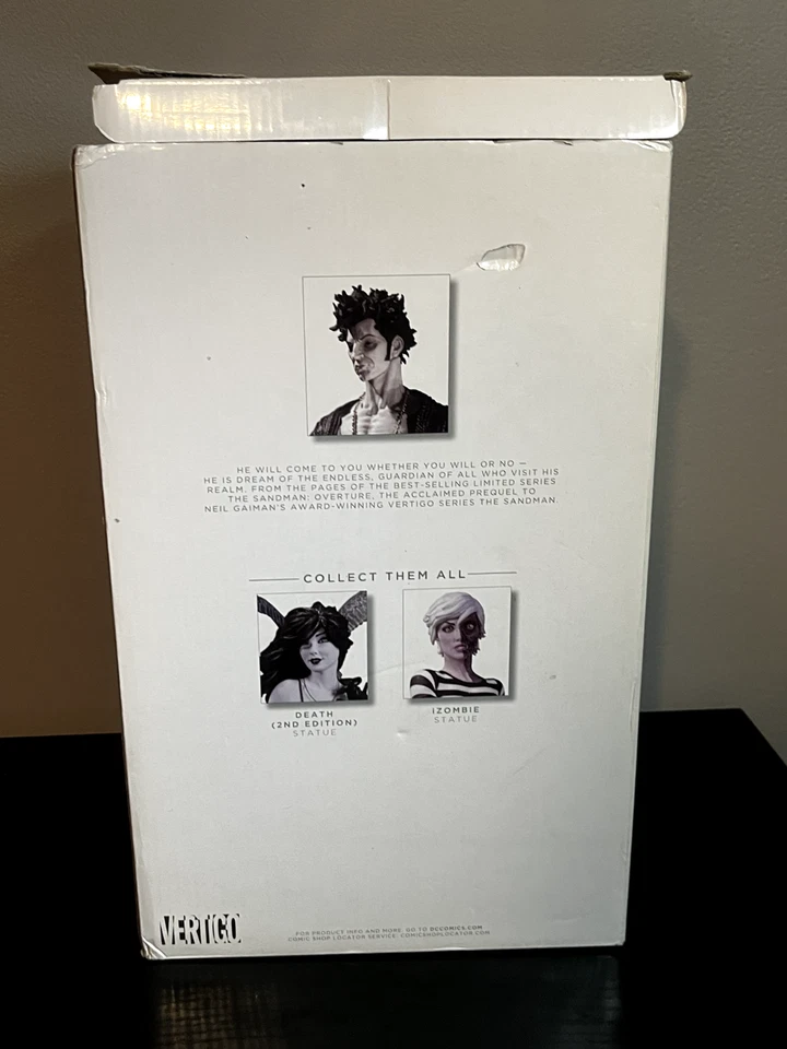 Estatua Sandman OVERTURE JH Williams III Vertigo DC Coleccionables con Caja Original Foto 3 de 4