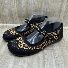 Chocolaticas Havana Leopard Shoes Womens Size 8.5-9 39 Leopard Print Mary Jane