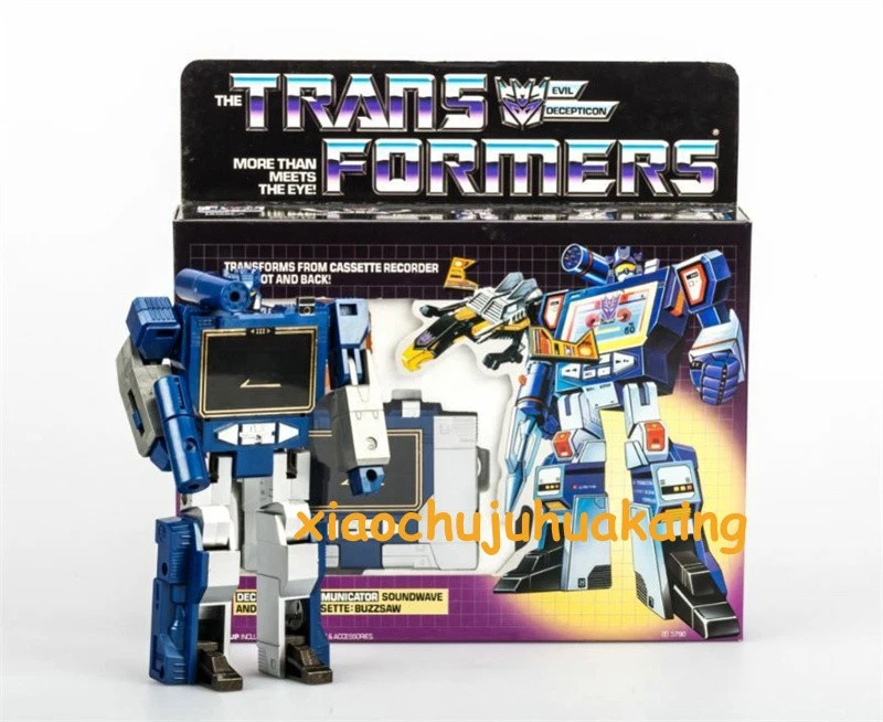 Transform G1 Soundwave Reissue Brand New With Buzzsaw Action Figure Toy Boxed  - Image 2 of 4