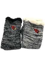 NFL 2-pack Set Colorblend Footy Slippers Cardinals