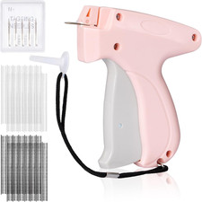 Stitch Gun for Clothes, Pink Handheld Stitching Gun Quick Clothing Fixer, 0.5Mm