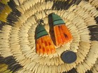 c1990 SANTO DOMINGO PUEBLO TURQUOISE S. OYSTER EARRINGS NATIVE AMERICAN INDIAN — photo 6