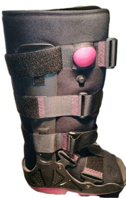 ProCare XcelTrax Air Ankle Walker Brace/Walking Boot Medium Adjustable air pump