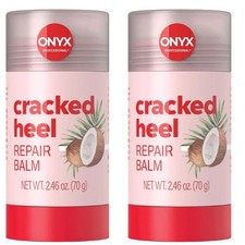 Onyx Professional Cracked Heel Repair Balm Stick 2 Pack Dry Cracked Feet Trea...