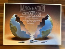 Dance Nation Creation Rave Flyer August 1992 Trentham Gardens Stoke Carl Cox