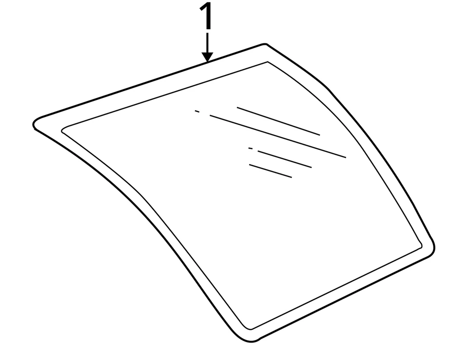 SE ADAPTA A OLDSMOBILE BRAVADA 2002-2004 VENTANA B/SID 15163162 - NUEVO OEM 15163162 Foto 3 de 3