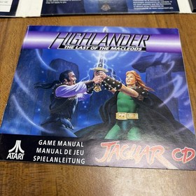 Atari Jaguar Jag CD - Highlander The last of the Macleods - Tested (1994)
