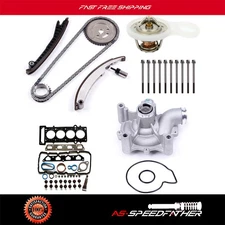 Timing Chain Kit Head Gasket Bolts Water Pump & Thermostat For 02-07 Mini Cooper