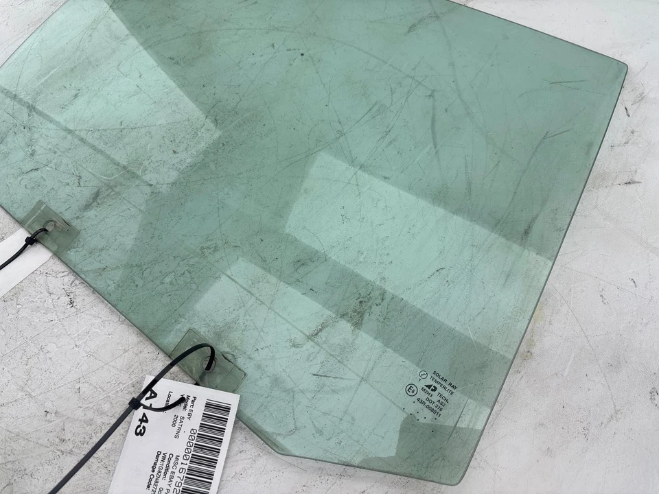 00-02 Saturn Sw2 Puerta Trasera Pasajero Puerta Lateral Ventana Vidrio Foto 3 de 4