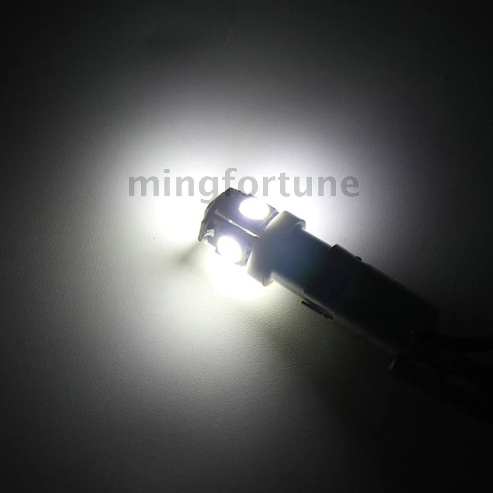 20Pcs BA9s LED Light Bulbs 1895 H6W 53 57 Bayonet for Instrument Dash Bulb White - Image 2 of 4