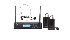 Radiomicrofono UHF doppio con microfono  ad Archetto + Lavalier TXZZ520 ZZiPP